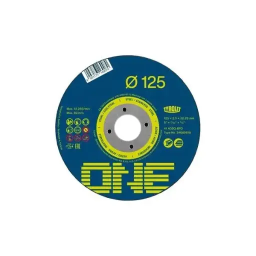 DISQUE A TRONCONNER ARME 125 X 1,0 X 22,23 - A 60 Q- BFO - TYROLIT