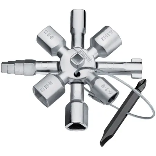 [001101] CLE POUR ARMOIRES TWINKEY 92MM - KNIPEX - 001101
