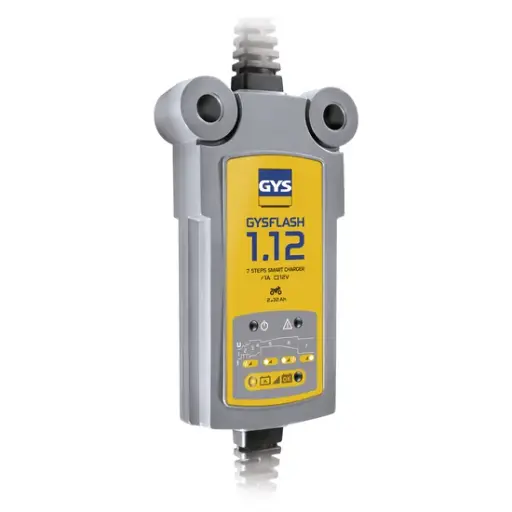 Chargeur et Mainteneur de Batterie 12V / 1.12 à 2,32 Ah | Moto, Jet-Ski, Karting, Tondeuse - GYSFLASH - 029361