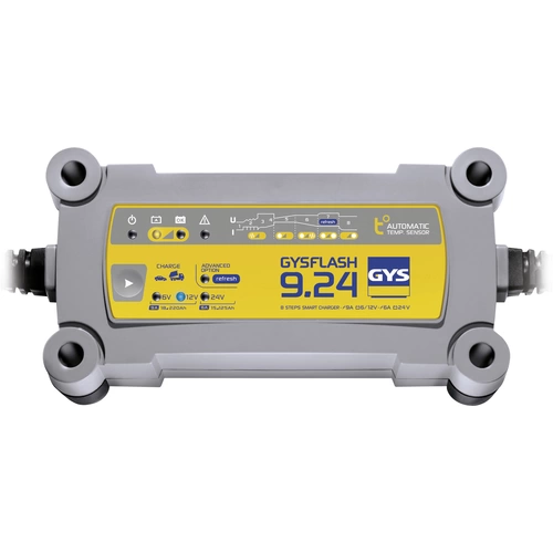 [029477] Chargeur de Batteries intelligent plomb  Véhicule 6V/12V/24V - 9A- Voiture, engin BTP - GYSFLASH - 029477