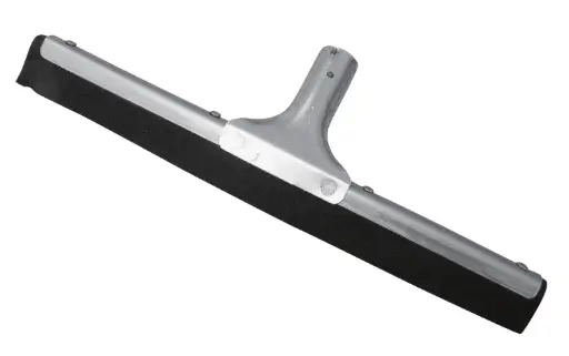 [6030] RACLETTE METAL 45CM DOUILLE METAL FILETE MOUSSE NOIRE - NBA Domergue 