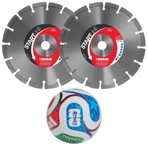 [PROMO-01866] 2 DISQUE TSPRO Ø230MM + 1 BALLON - DIAM INDUSTRIE