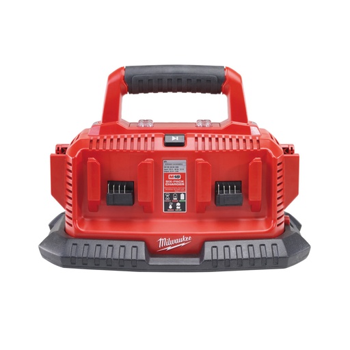 [4932430086] MILWAUKEE M1418C6 - Chargeur 14,4V - 18V, système M14 à M18, jusqu'à 6 Batteries successivement