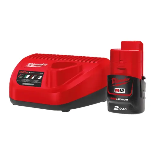 [4933451900] MILWAUKEE M12 PACKNRJ-201 - Pack NRJ 12V, 2,0 Ah Red Lithium, système M12 