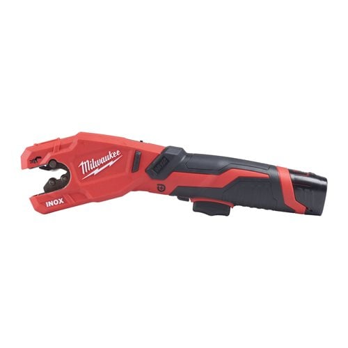 [4933479242] Coupe tube 12V acier / cuivre - M12 PCSS-202C - Avec 2 batterie 2.0Ah + Chargeur + Coffret de transport - MILWAUKEE - 4933479242