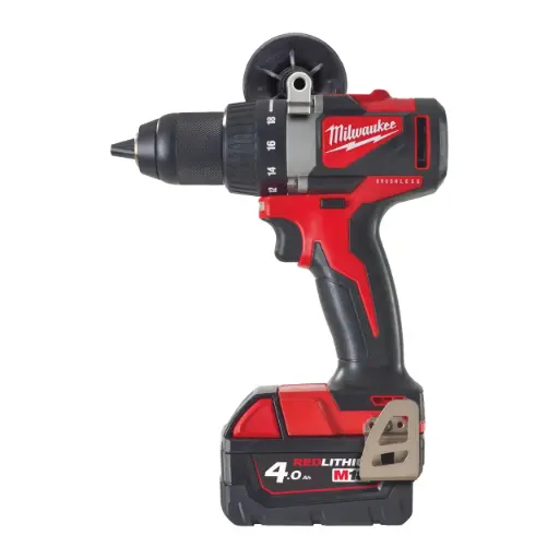 [4933464559] Perceuse visseuse 18 V - M18 BLDD2-402X - BRUSHLESS,  85 Nm - Avec 1 batterie 4,0 Ah + chargeur + HD Box - MILWAUKEE - 4933464559