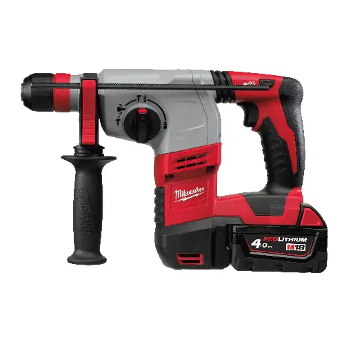 [4933441280] Perforateur Burineur SDS+ / HD18 HX - 402C - Avec 2 batteries 4.0Ah + chargeur + HD Box - MILWAUKEE - 4933441280