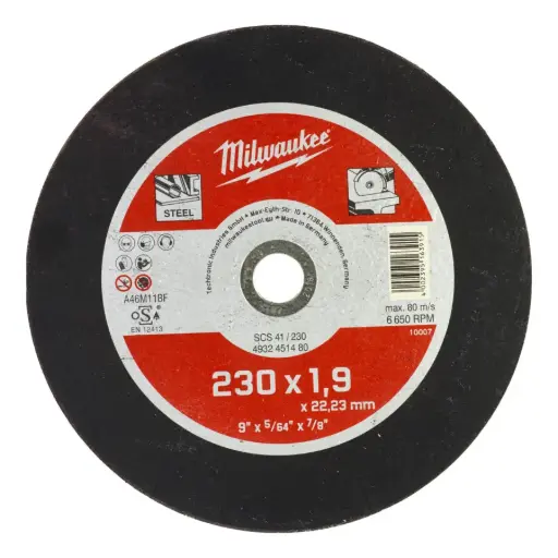 DISQUE À TRONÇONNER PRO+ Ø230x1.9x22.2MM CONTRACTOR - A46M11BF - MILWAUKEE - 4932451480