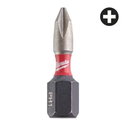 [4932500352] EMBOUT PH1 SHOCKWAVE™ 25MM (X3) - MILWAUKEE - 4932500352