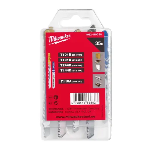 [4932479088] SET DE 35 LAMES DE SCIES SAUTEUSES - MILWAUKEE - 4932479088