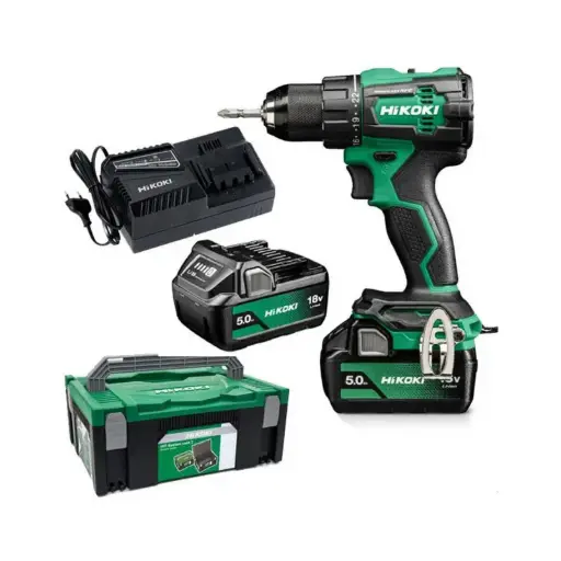 [DS18DEWJZ] Perceuse visseuse 70Nm 18V avec 2 batterie 5,0Ah Brushless - COFFRET - HIKOKI - DS18DEWJZ