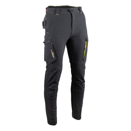 Pantalon cargo stretch 4 WAY homme NOIR - UTOPIE 1847 - LMA